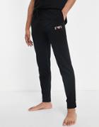 Emporio Armani Bodywear Bold Monogram Sweatpants In Black Suit 1