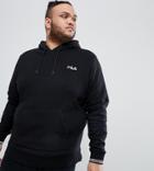 Fila Vintage Plus Hoodie With Small Script In Black - Black