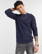 Selected Homme Crew Neck Sweater-blues