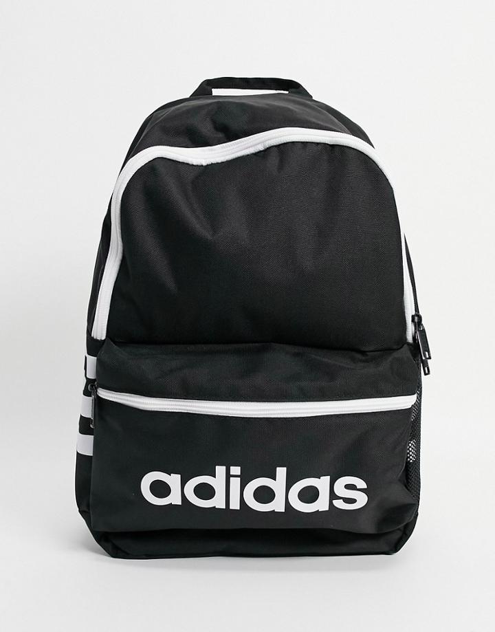 Adidas Training Classic Logo Backpack In Black