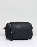Ugg Janey Black Leather Crossbody Bag - Black