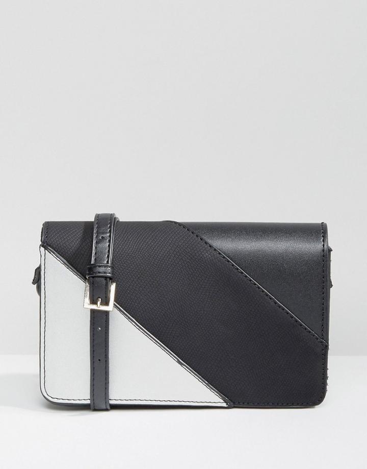 Pimkie Monochrome Cross Body Bag - Black