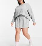 Nike Plus Essential Fleece Shorts In Gray-grey
