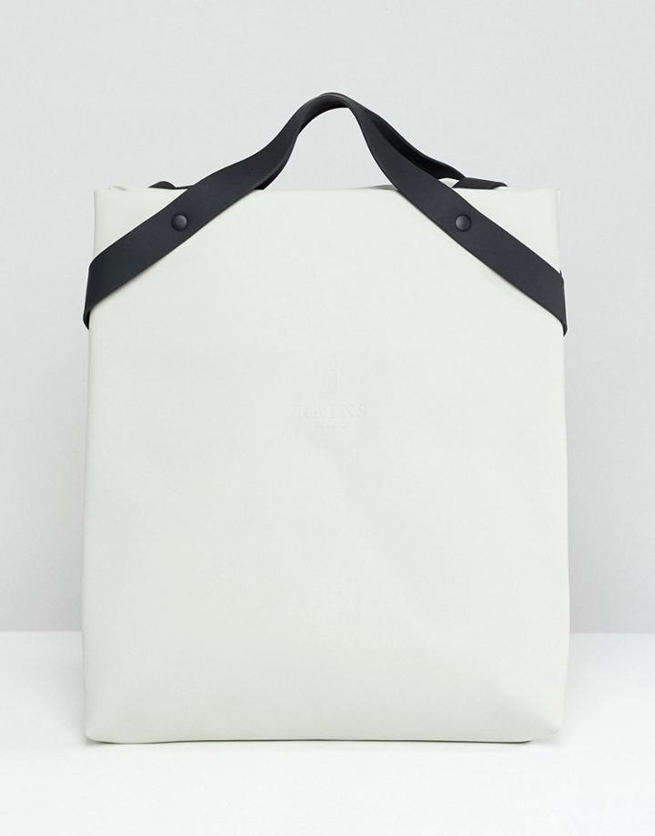 Rains Shift Backpack - White