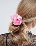 Asos Occasion Lotus Flower Hair Tie - Pink