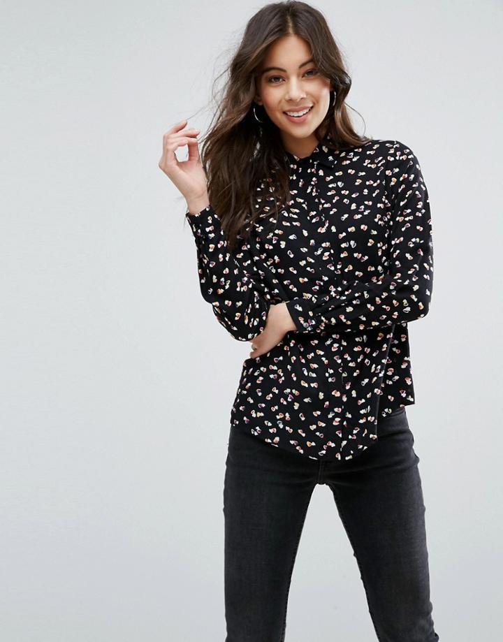 Sugarhill Boutique Heart Print Shirt - Multi