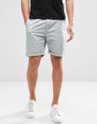 Asos Slim Chino Shorts In Pale Blue - Belgian Block