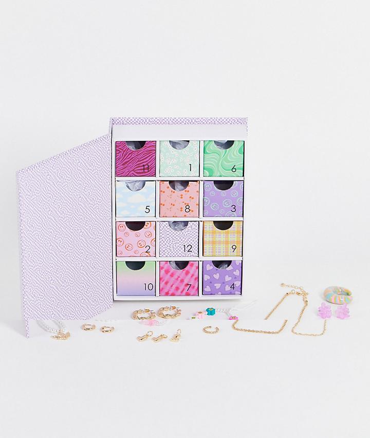 Asos Design Jewelry And Accessories Gift Box-multi