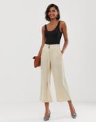 Y.a.s Tailored Crop Pants - Cream