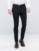 Religion Super Skinny Suit Pant - Black