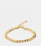 Regal Rose Curb Chain Bracelet In Gold Plate