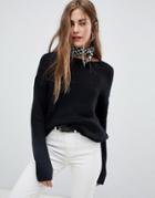 New Look Sweater In Black - Black