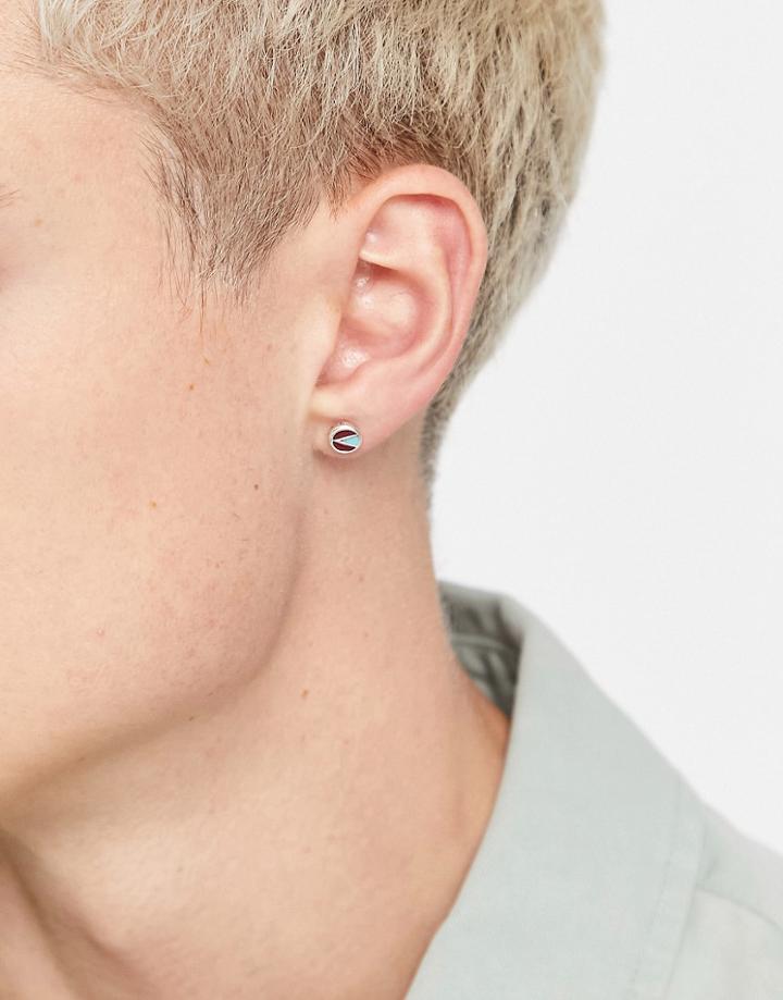 Classics 77 Aztec Stud Earrings In Silver