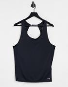 Under Armour Fly By Running Tank Top In Black