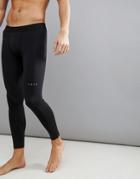 Asos 4505 Running Tights With Zips In Black - Black