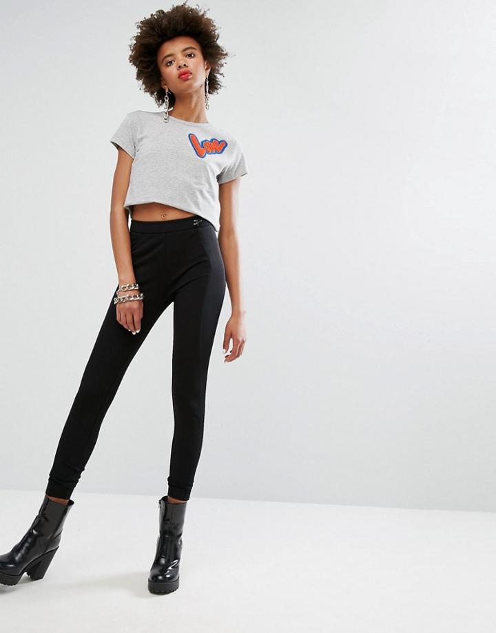 Love Moschino Core Leggings - Black