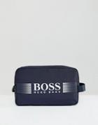 Boss Pixel Toiletry Bag In Navy - Navy