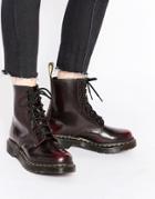 Dr Martens 1460 Cherry Red Arcadia 8-eye Boots - Red