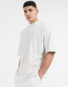 Asos 4505 Oversized T-shirt With Print-grey