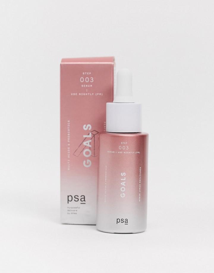 Psa Skin Goals Multi Acids & Probiotics Perfecting Night Serum-no Color