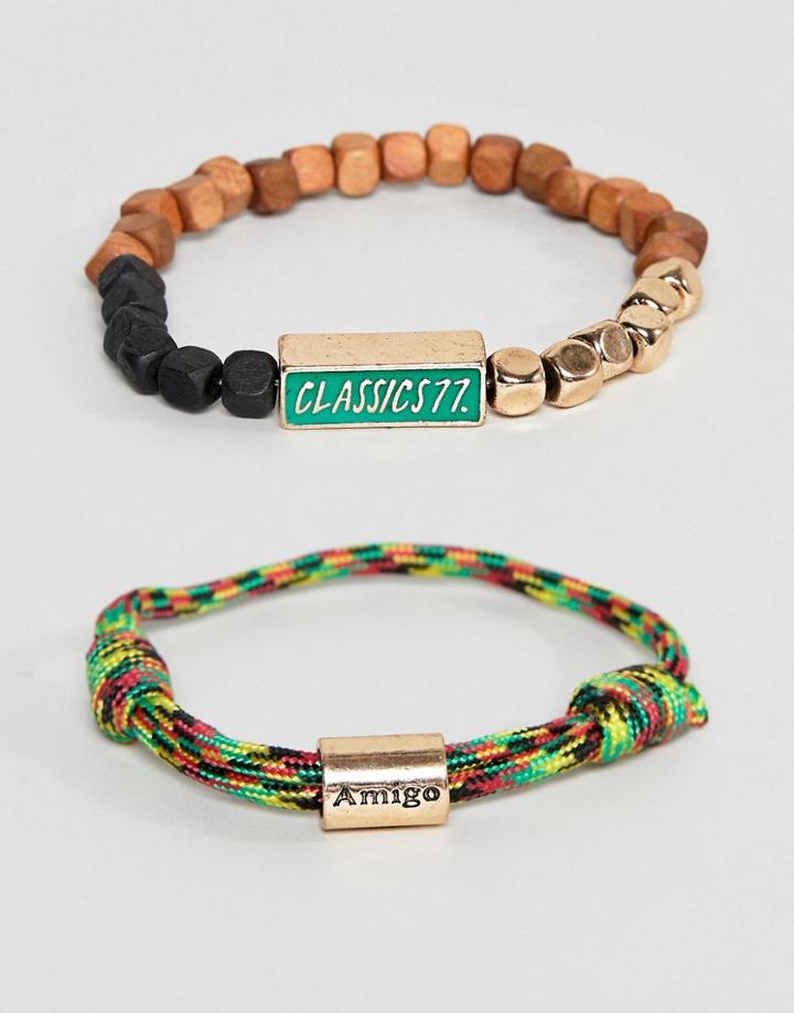 Classics 77 Cord & Beaded Bracelet In Multi - Multi