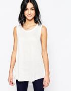 Only Sleeveless Shirt - White