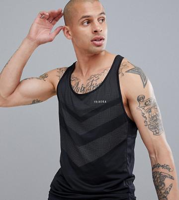 Tribeka Plus Seamfree Muscle Gym Tank - Black