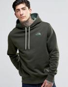 The North Face Hoodie With Hood Logo In Green - Green