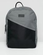 Consigned Diagonal Pocket Backpack - Black