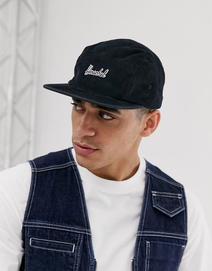 Herschel Supply Co Glendale Cap In Black Cord