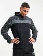 Under Armour Sportstyle Windbreaker In Gray Camo-grey