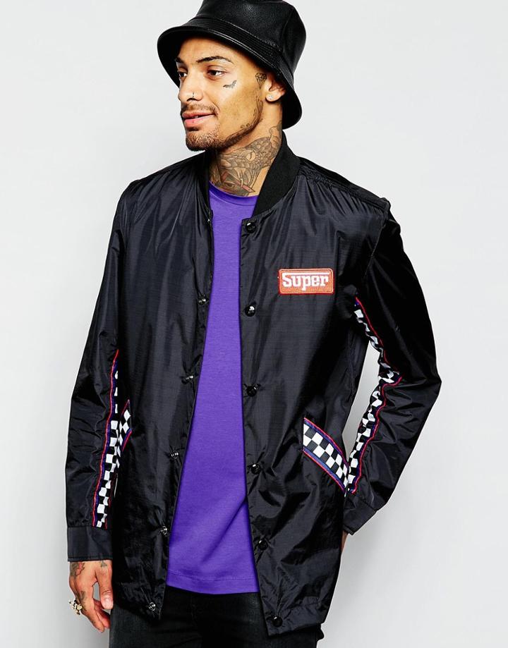 Love Moschino Racer Jacket - Black