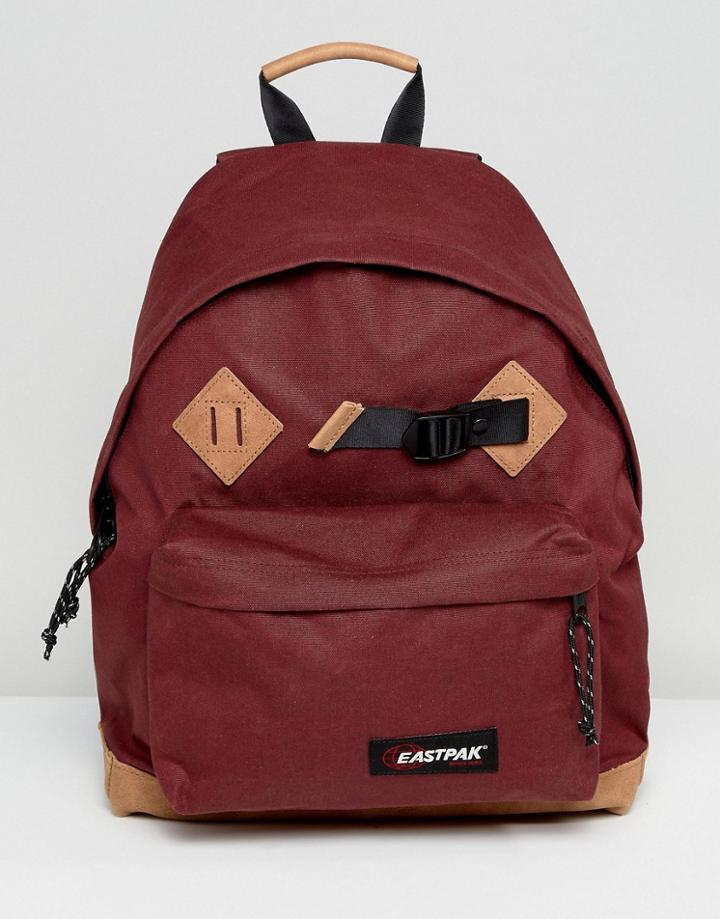 Eastpak Padded Pak'r Backpack In East Merlot - Orange