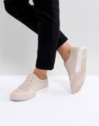 Asos Design Dee Dee Mid Top Trainers - Beige