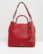 Dune Daura Minimal Hobo Bag In Red - Red