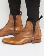 Jeffery West Yardbird Leather Chelsea Boots - Tan