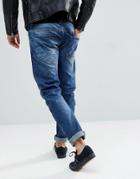 G-star Arc 3d Slim Jeans Medium Aged Restored - Blue