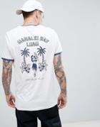 Brooklyn Supply Co T-shirt With Hula Back Print In White - White