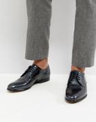 Ted Baker Fonntan Metallic Derby Shoes In Gray