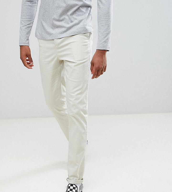 Asos Design Tall Slim Chinos In Putty - Beige