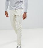 Asos Design Tall Slim Chinos In Putty - Beige