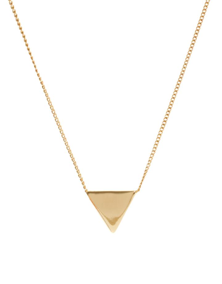 Asos Ditsy Triangle Charm Necklace