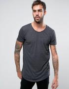 Lee Shaped T-shirt Melange Jersey - Black