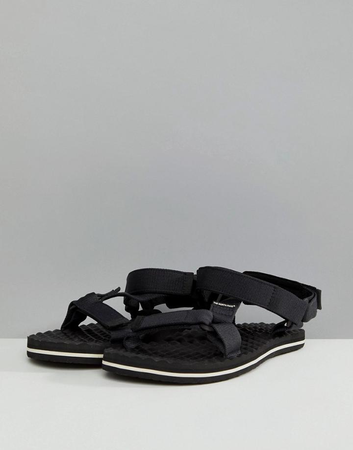 The North Face Base Camp Switchback Sandals In Black/white - Black