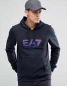 Emporio Armani Ea7 Hoodie With Shadow Logo In Navy - Navy