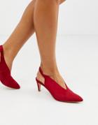 Vero Moda Satin Sling Back Shoes
