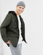 Brave Soul Premium 4 Pocket Padded Jacket - Green