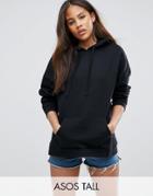 Asos Tall Boxy Hoodie - Black