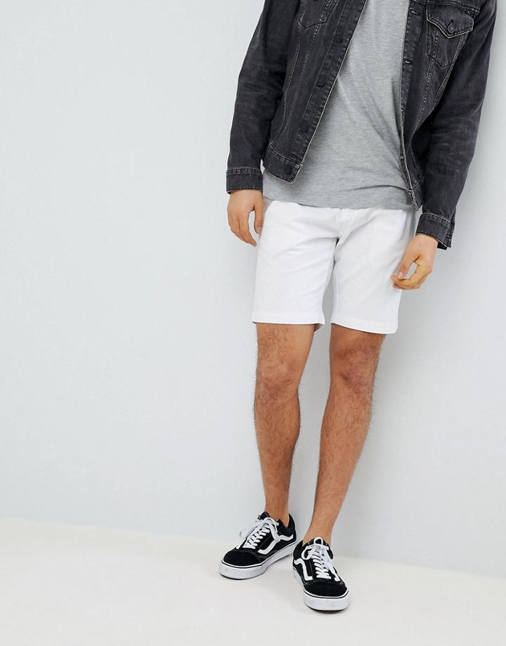 Next Chino Shorts In White - White
