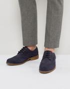Kg By Kurt Geiger Gloucester Brogues Navy Suede - Blue